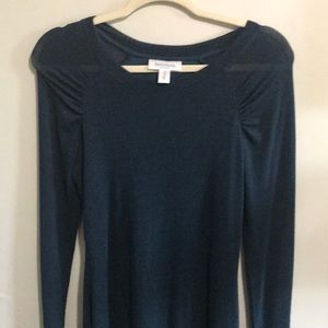 Maternity Sweater Dress in Dark Teal